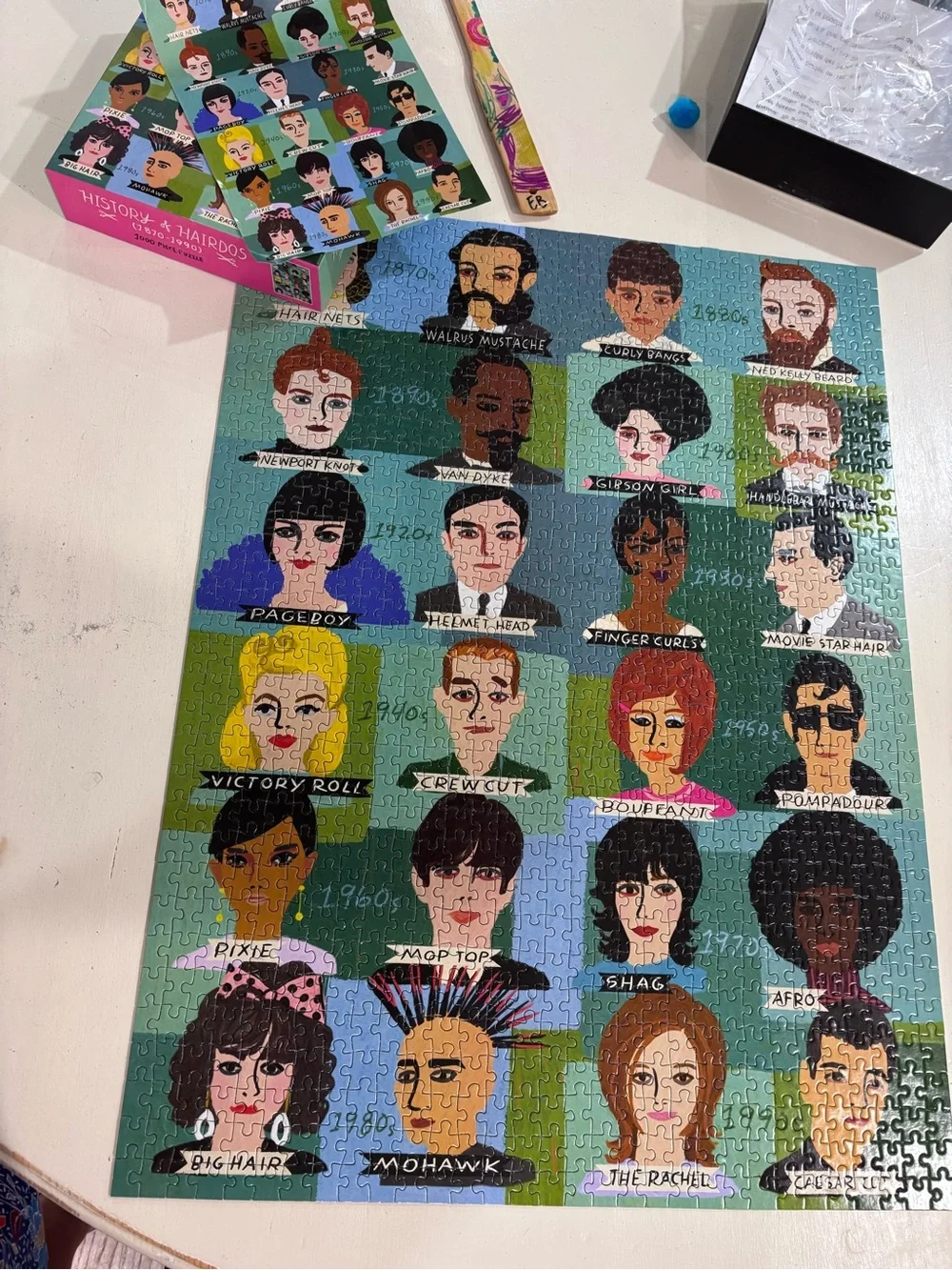 History of Hairdos Hair Puzzle